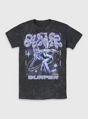 Marvel The Fantastic Four: First Steps Silver Surfer Mineral Wash T-Shirt BoxLunch Web Exclusive