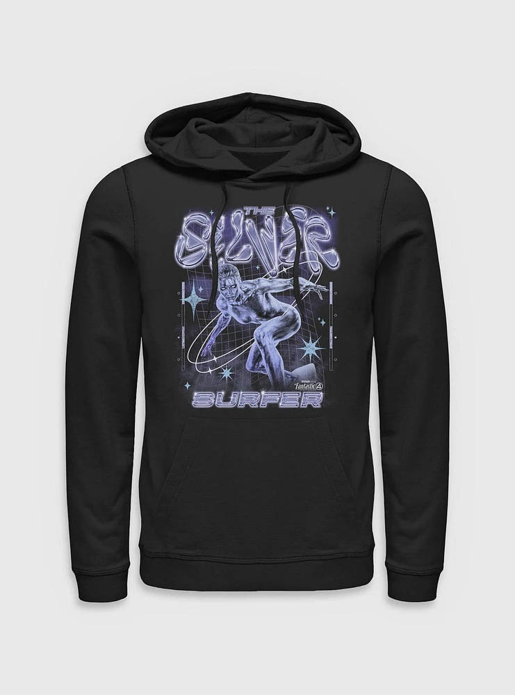 Marvel The Fantastic Four: First Steps Silver Surfer Hoodie BoxLunch Web Exclusive