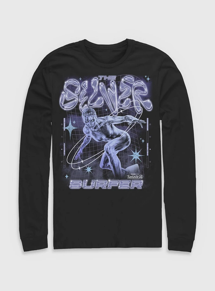 Marvel The Fantastic Four: First Steps Silver Surfer Long-Sleeve T-Shirt BoxLunch Web Exclusive