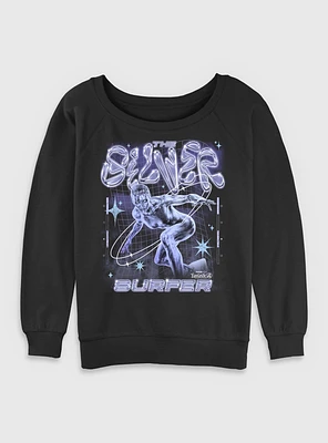 Marvel The Fantastic Four: First Steps Silver Surfer Womens Slouchy Sweatshirt BoxLunch Web Exclusive