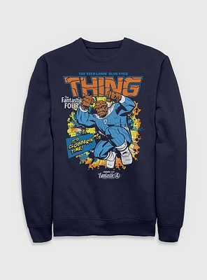 Marvel The Fantastic Four: First Steps Comic Cover Ben Grimm Thing Sweatshirt BoxLunch Web Exclusive