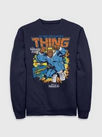 Marvel The Fantastic Four: First Steps Comic Cover Ben Grimm Thing Sweatshirt BoxLunch Web Exclusive