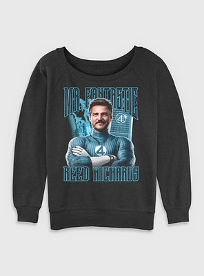 Marvel The Fantastic Four: First Steps Mr. Reed Richards Womens Slouchy Sweatshirt BoxLunch Web Exclusive