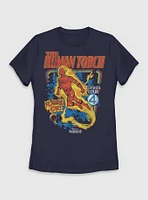 Marvel The Fantastic Four: First Steps Comic Cover Johnny Storm Human Torch Womens T-Shirt BoxLunch Web Exclusive