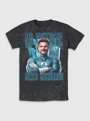 Marvel The Fantastic Four: First Steps Mr. Reed Richards Mineral Wash T-Shirt BoxLunch Web Exclusive