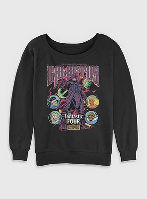 Marvel The Fantastic Four: First Steps Galactus Rules Womens Slouchy Sweatshirt BoxLunch Web Exclusive