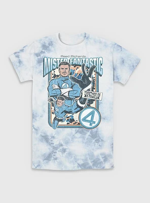 Marvel The Fantastic Four: First Steps Mr.  Together As A Family Tie-Dye T-Shirt BoxLunch Web Exclusive