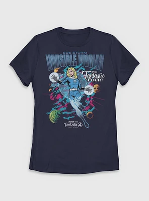 Marvel The Fantastic Four: First Steps Comic Cover Sue Storm Invisible Woman Womens T-Shirt BoxLunch Web Exclusive