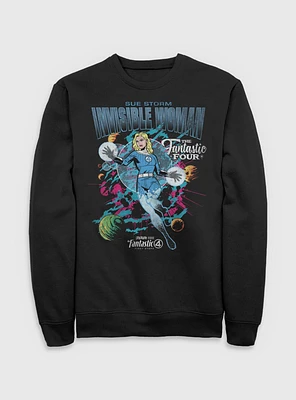 Marvel The Fantastic Four: First Steps Comic Cover Sue Storm Invisible Woman Sweatshirt BoxLunch Web Exclusive