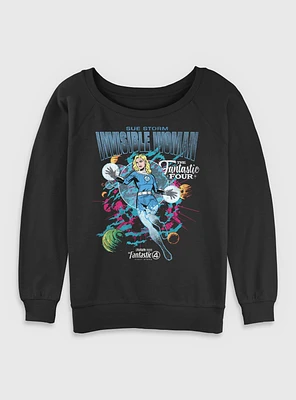 Marvel The Fantastic Four: First Steps Comic Cover Sue Storm Invisible Woman Womens Slouchy Sweatshirt BoxLunch Web Exclusive