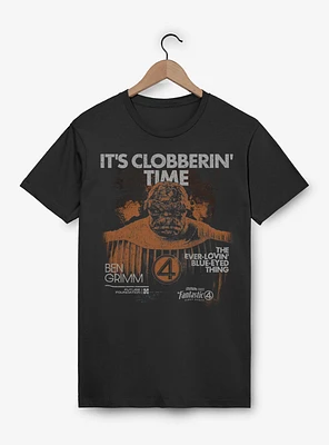 Marvel The Fantastic Four: First Steps Grunge Thing It's Clobberin' Time T-Shirt BoxLunch Web Exclusive