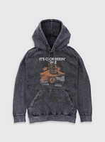 Marvel The Fantastic Four: First Steps Grunge Thing It's Clobberin' Time Mineral Wash Hoodie BoxLunch Web Exclusive