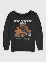 Marvel The Fantastic Four: First Steps Grunge Thing It's Clobberin' Time Womens Slouchy Sweatshirt BoxLunch Web Exclusive