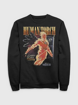Marvel The Fantastic Four: First Steps Human Torch Future Foundation Sweatshirt BoxLunch Web Exclusive