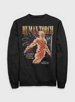 Marvel The Fantastic Four: First Steps Human Torch Future Foundation Sweatshirt BoxLunch Web Exclusive