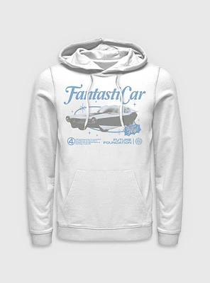 Marvel The Fantastic Four: First Steps Retro Fantasticar Hoodie BoxLunch Web Exclusive