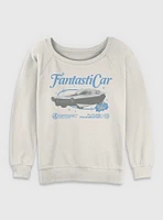 Marvel The Fantastic Four: First Steps Retro Fantasticar Womens Slouchy Sweatshirt BoxLunch Web Exclusive