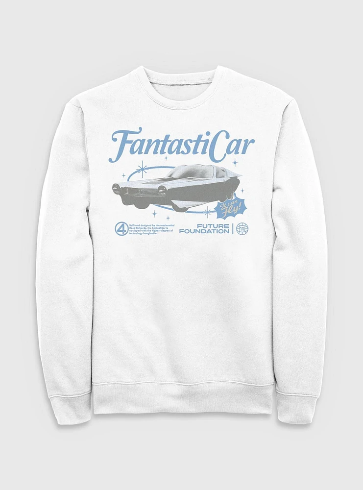 Marvel The Fantastic Four: First Steps Retro Fantasticar Sweatshirt BoxLunch Web Exclusive