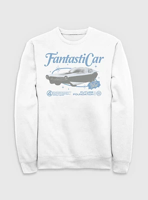 Marvel The Fantastic Four: First Steps Retro Fantasticar Sweatshirt BoxLunch Web Exclusive