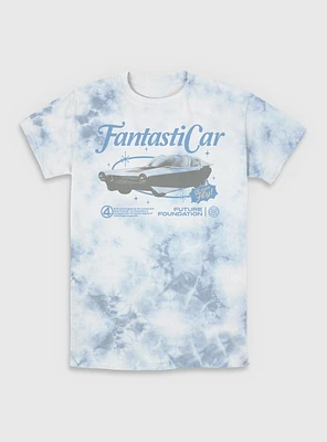 Marvel The Fantastic Four: First Steps Retro Fantasticar Tie-Dye T-Shirt BoxLunch Web Exclusive