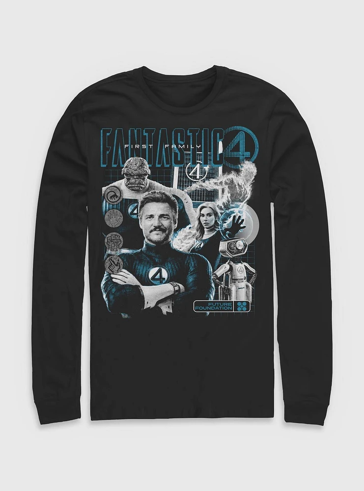 Marvel The Fantastic Four: First Steps Future Foundation Family Long-Sleeve T-Shirt BoxLunch Web Exclusive