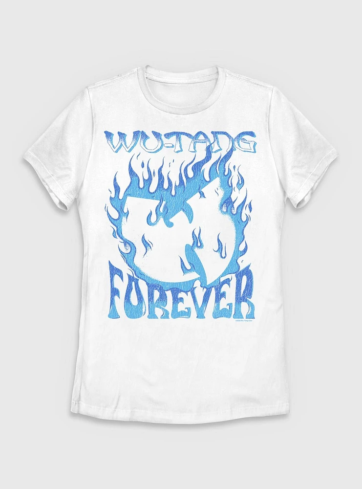 Wu-Tang Clan Forever Blue Fire Womens T-Shirt