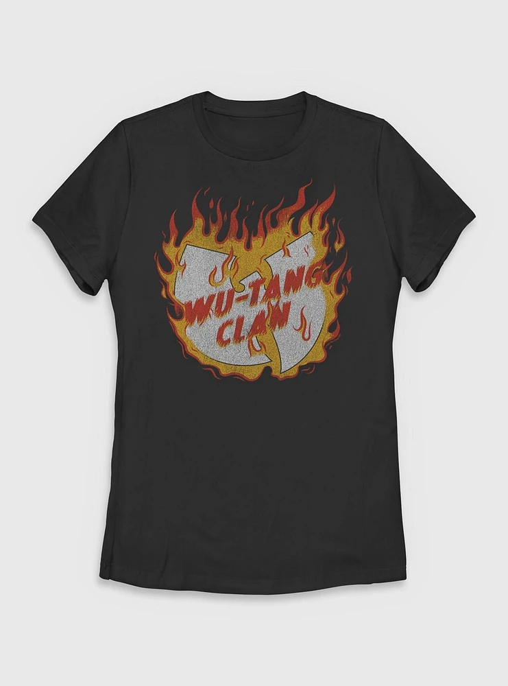 Wu-Tang Clan Fire Womens T-Shirt