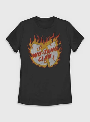 Wu-Tang Clan Fire Womens T-Shirt