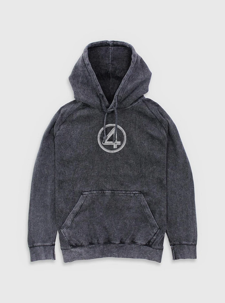 Marvel The Fantastic Four: First Steps Thing Clobberin Mineral Wash Hoodie BoxLunch Web Exclusive