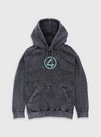 Marvel The Fantastic Four: First Steps Mr Grunge Mineral Wash Hoodie BoxLunch Web Exclusive