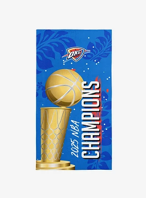 NBA Oklahoma City Thunder Blackboard Beach Towel