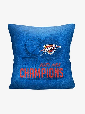 NBA Oklahoma City Thunder Hoopla Double Sided Tapestry Pillow