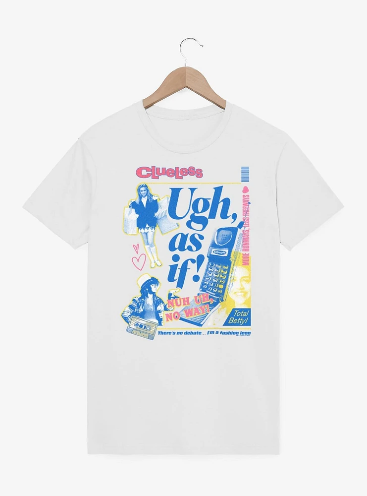 Clueless Ugh As If Collage T-Shirt