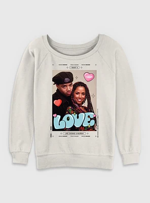 Clueless Love Dionne and Murray Womens Slouchy Sweatshirt