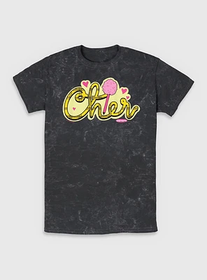 Clueless Cher Badge Mineral Wash T-Shirt