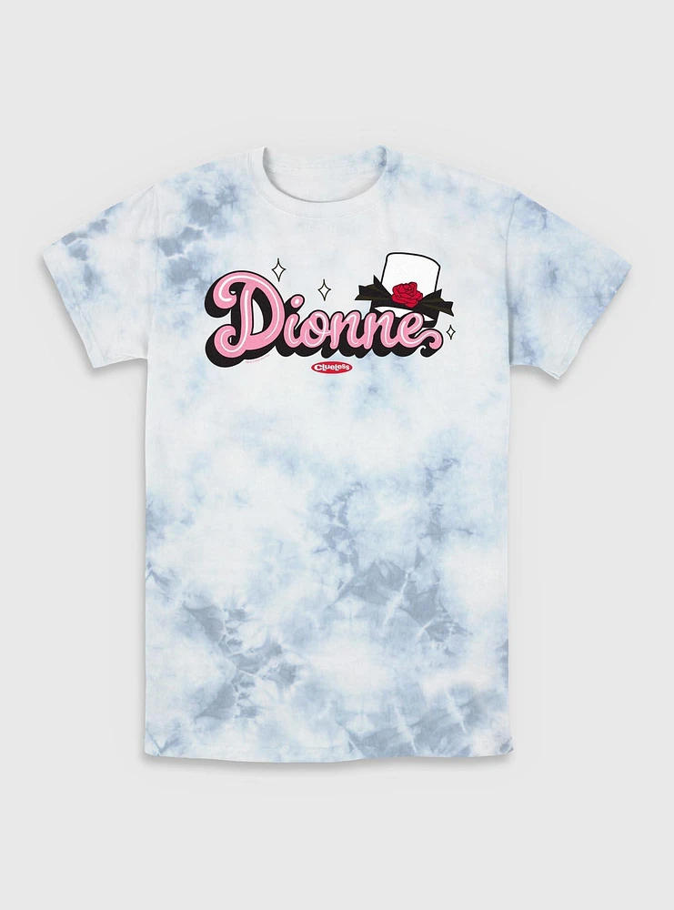 Clueless Dionne Badge Tie-Dye T-Shirt