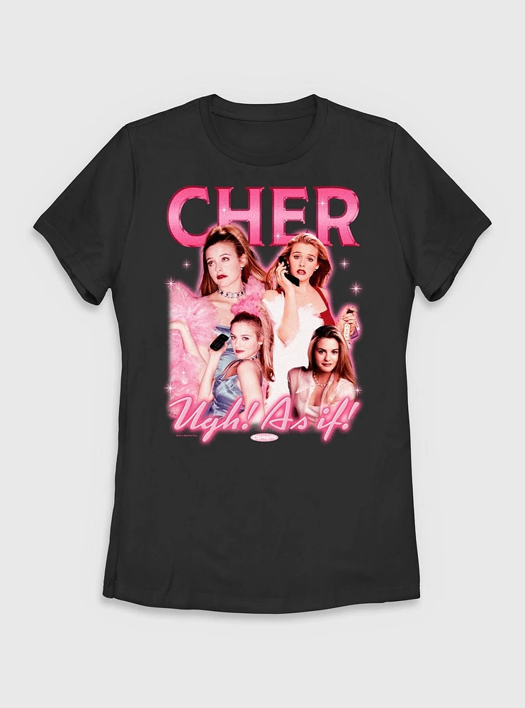 Clueless Y2K Cher Ugh As If Womens T-Shirt