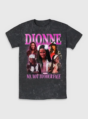 Clueless Y2k Dionne  No Not Your Face Mineral Wash T-Shirt