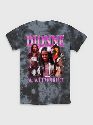 Clueless Y2k Dionne  No Not Your Face Tie-Dye T-Shirt