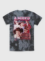 Clueless Amber Collage Tie-Dye T-Shirt