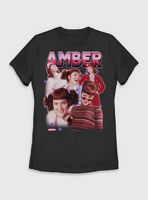 Clueless Amber Collage Womens T-Shirt