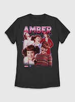 Clueless Amber Collage Womens T-Shirt