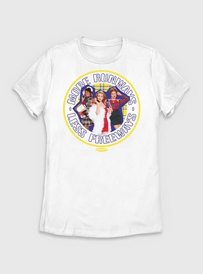 Clueless More Runways Less Freeways Womens T-Shirt