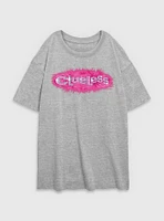 Clueless Logo Womens Oversized T-Shirt