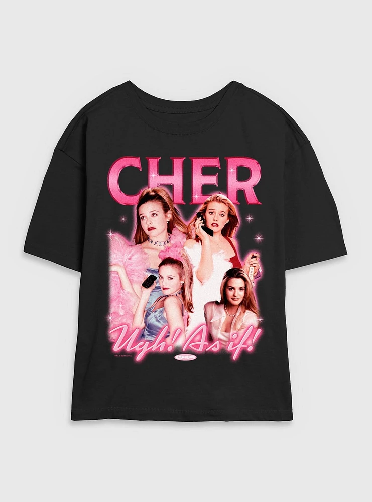 Clueless Y2K Cher Ugh As If Womens Skimmer T-Shirt