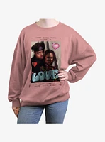 Clueless Love Dionne and Murray Womens Oversized Sweatshirt