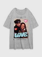 Clueless Love Dionne and Murray Womens Oversized T-Shirt