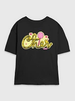 Clueless Cher Badge Womens Skimmer T-Shirt