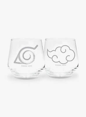 Naruto Shippuden Konoha & Akatsuki Glass Set