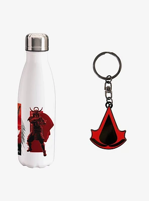 Assassin's Creed Water Bottle and Keychain